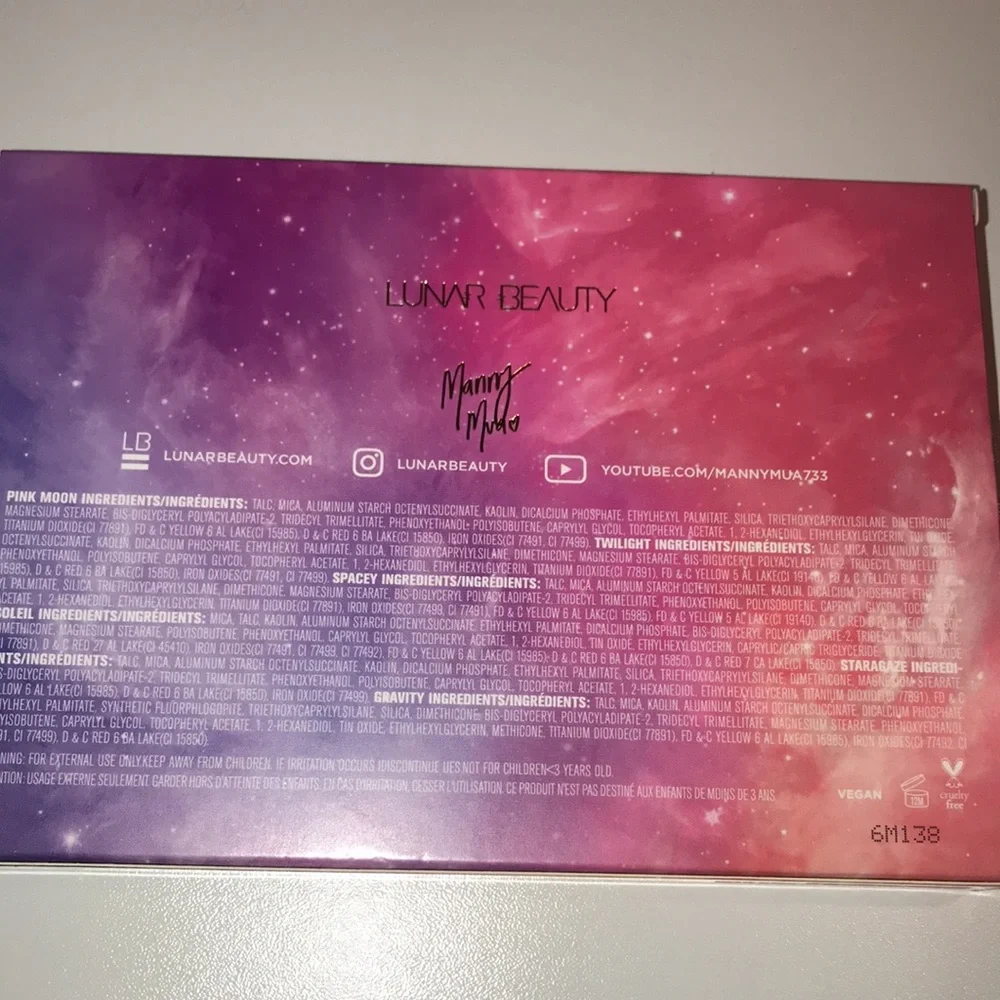 LUNAR BEAUTY Moon Prism Blush Cheek Palette NEW